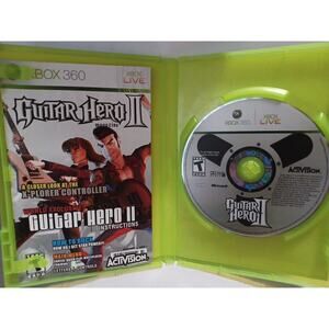 Guitar Hero 2 (Xbox 360, 2007) CIB Complete TESTED AND WORKING